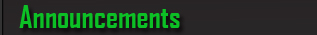 Announcements